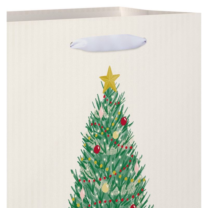slide 3 of 5, American Greetings 13" Large Christmas Gift Bag Merry and Bright Tree, 1 ct