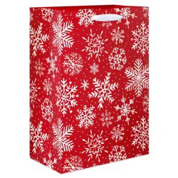 American Greetings 10" Medium Christmas Gift Bag Snowflakes