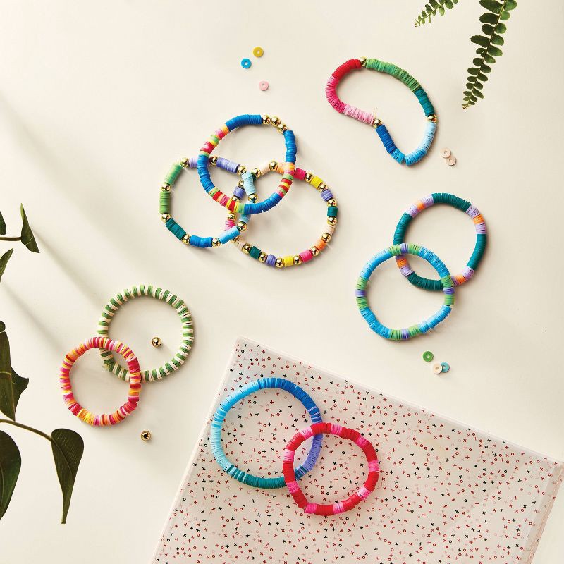 slide 2 of 4, Flat Clay Beads Bracelet Kit - Mondo Llama™, 1 ct