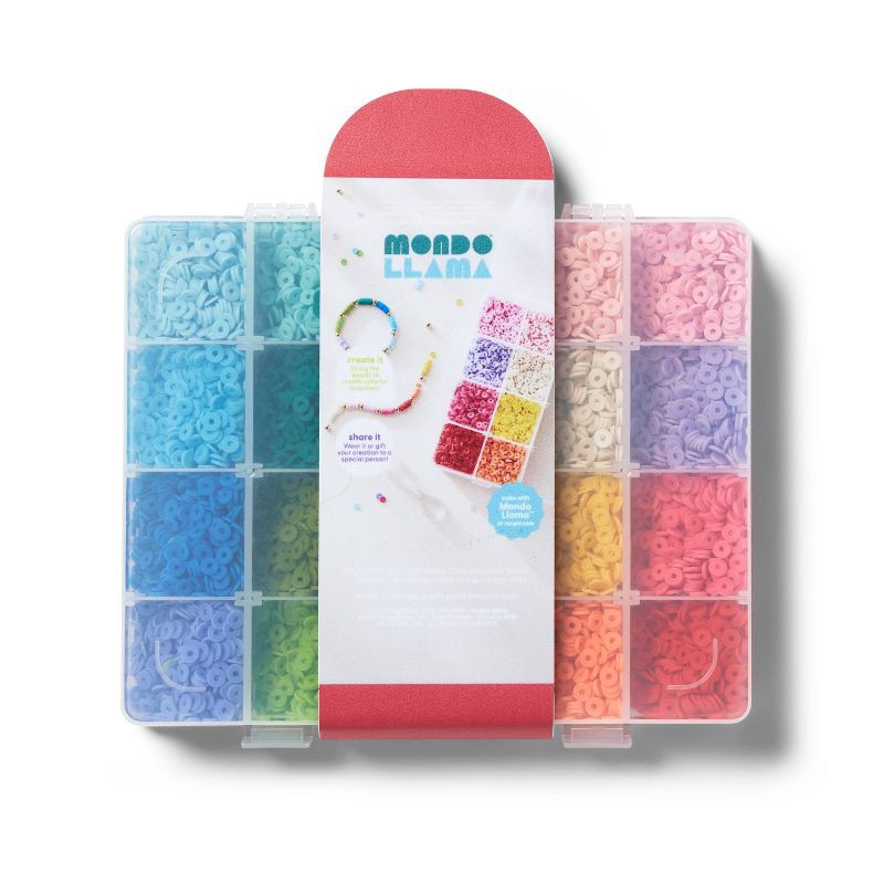 slide 4 of 4, Flat Clay Beads Bracelet Kit - Mondo Llama™, 1 ct