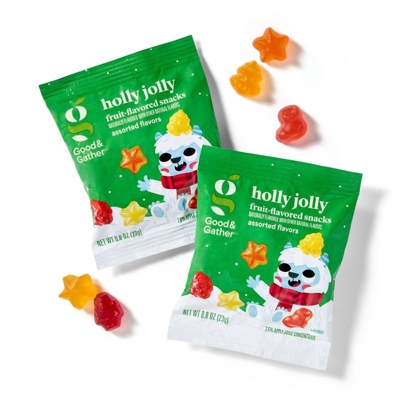 slide 3 of 4, Christmas Mixed Fruit Snacks - 17.6oz - Good & Gather™, 17.6 oz