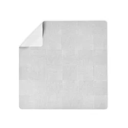 Lalo High Chair Splat Mat - Gray Wickerwork