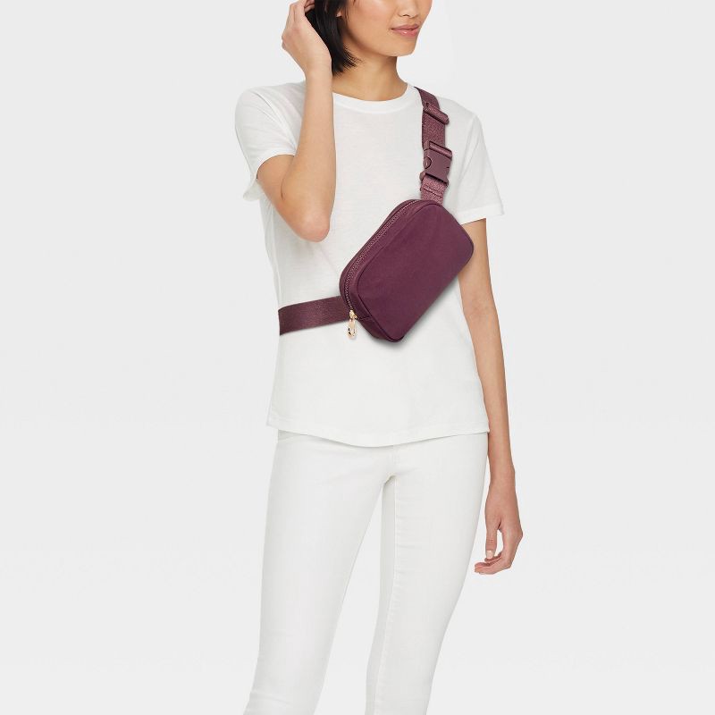 slide 2 of 5, Essential Belt Crossbody Bag - Universal Thread™ Vineyard Grape, 1 ct