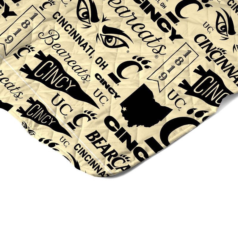 slide 4 of 5, NCAA Cincinnati Bearcats 60 x 80 Quilted Throw Blanket, 1 ct