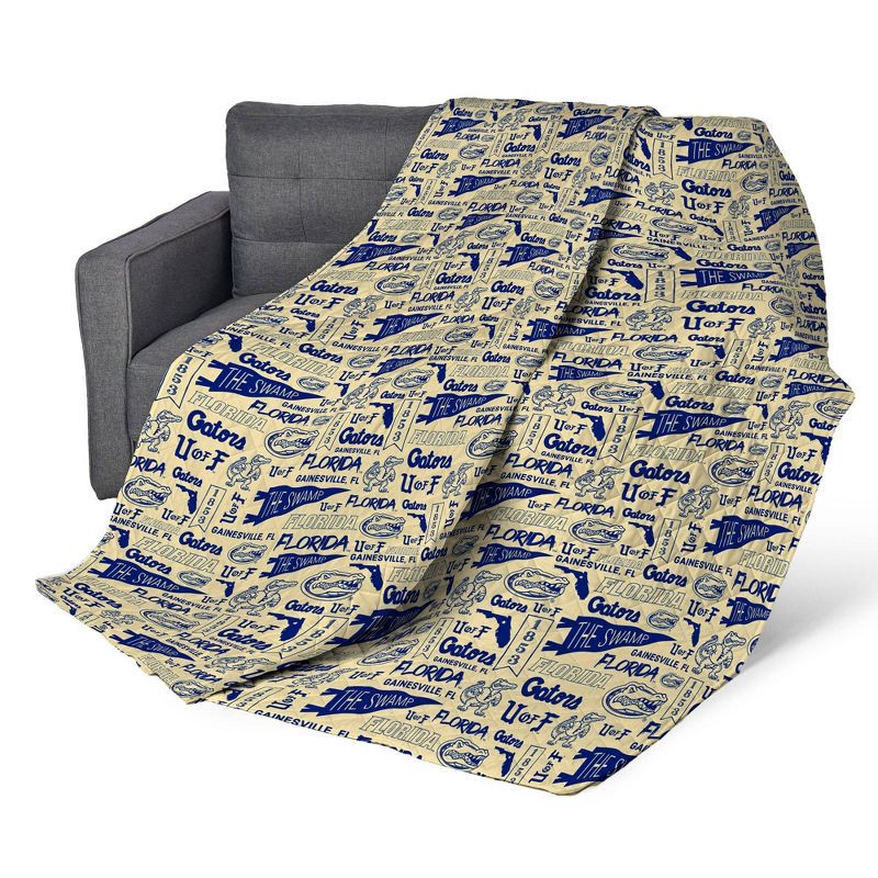 slide 2 of 5, NCAA Clemson Tigers 60 x 80 Quilted Throw Blanket, 1 ct