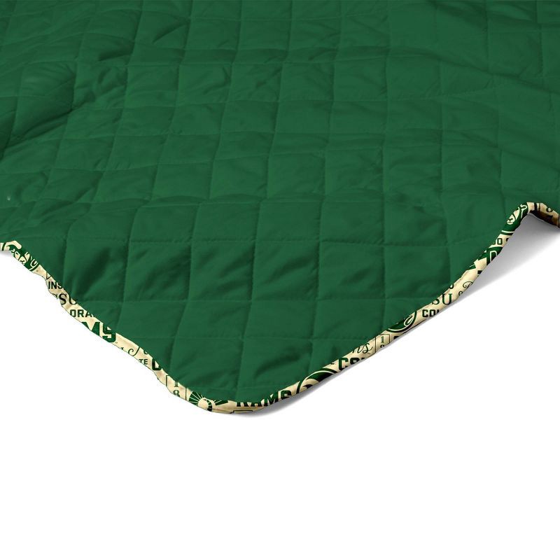slide 3 of 5, NCAA Colorado State Rams 60 x 80 Quilted Throw Blanket, 1 ct