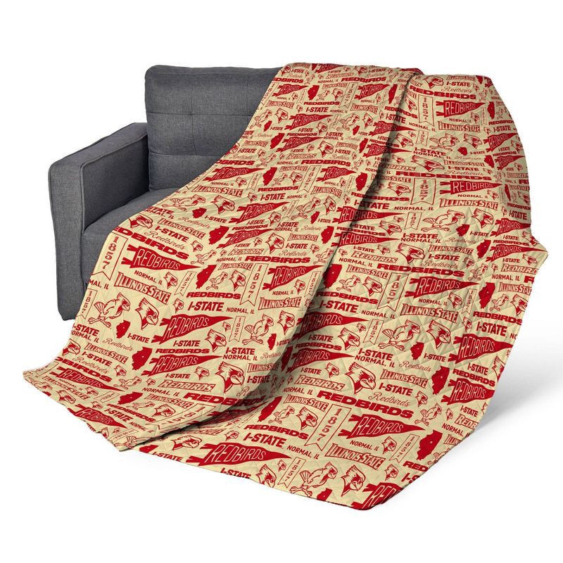 slide 2 of 5, NCAA Grand Canyon Antelopes 60 x 80 Quilted Throw Blanket, 1 ct