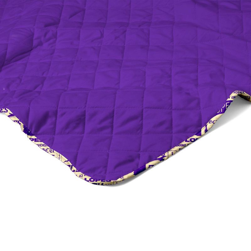 slide 3 of 5, NCAA Grand Canyon Antelopes 60 x 80 Quilted Throw Blanket, 1 ct