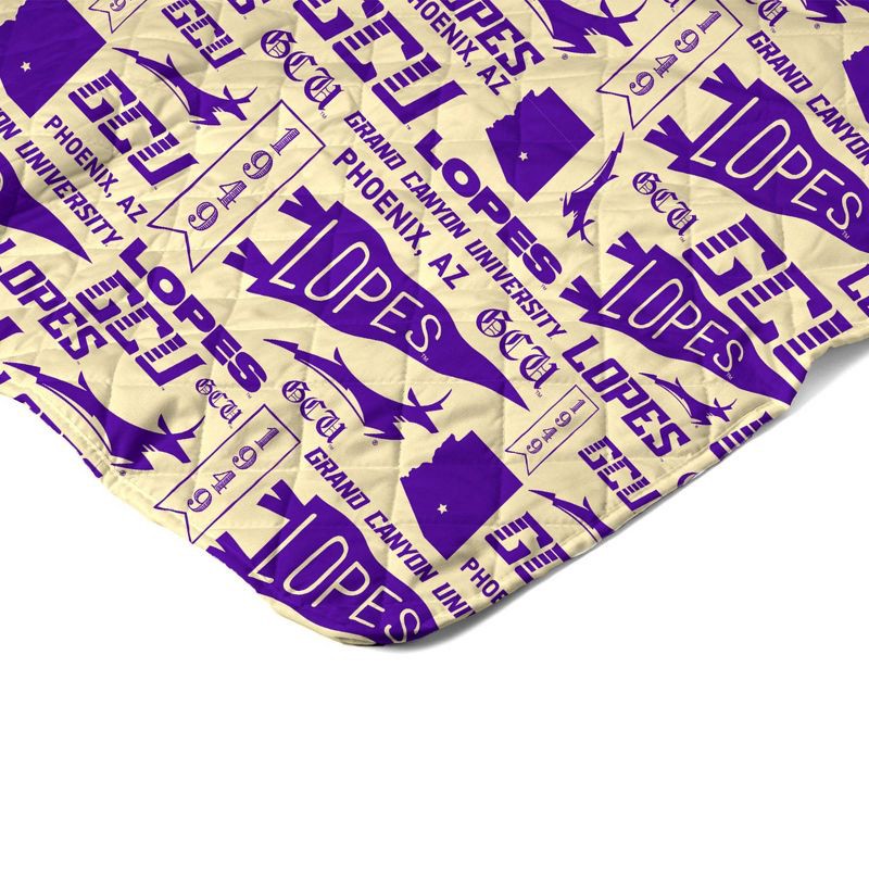 slide 4 of 5, NCAA Grand Canyon Antelopes 60 x 80 Quilted Throw Blanket, 1 ct