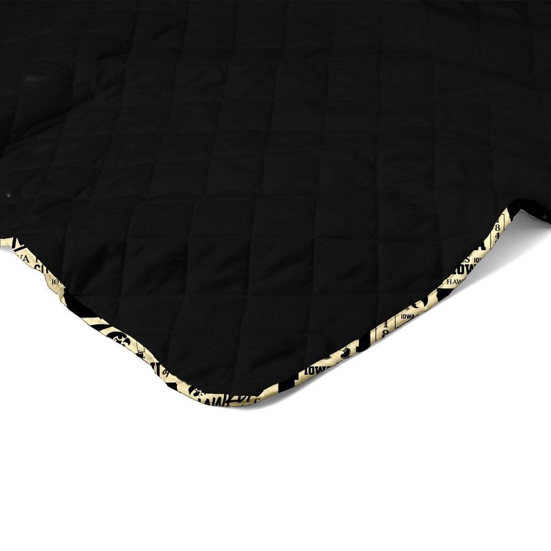 slide 3 of 5, NCAA Iowa Hawkeyes 60 x 80 Quilted Throw Blanket, 1 ct