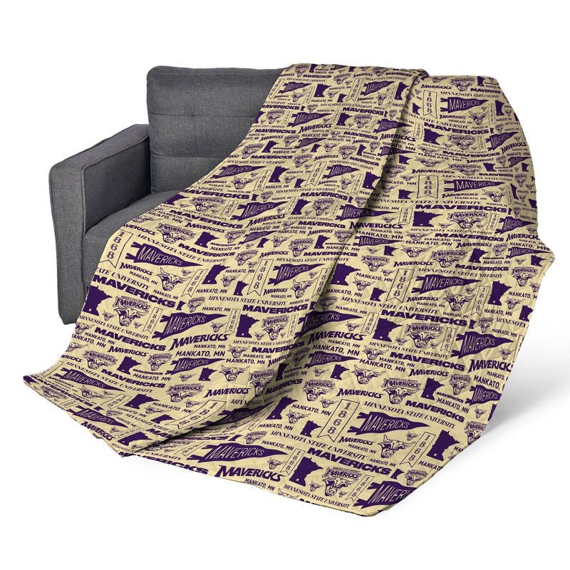 slide 2 of 5, NCAA Memphis Tigers 60 x 80 Quilted Throw Blanket, 1 ct