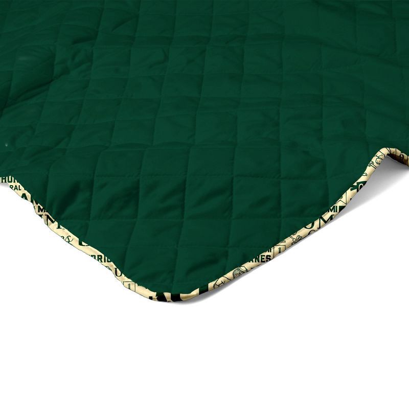 slide 3 of 5, NCAA Miami Hurricanes 60 x 80 Quilted Throw Blanket, 1 ct