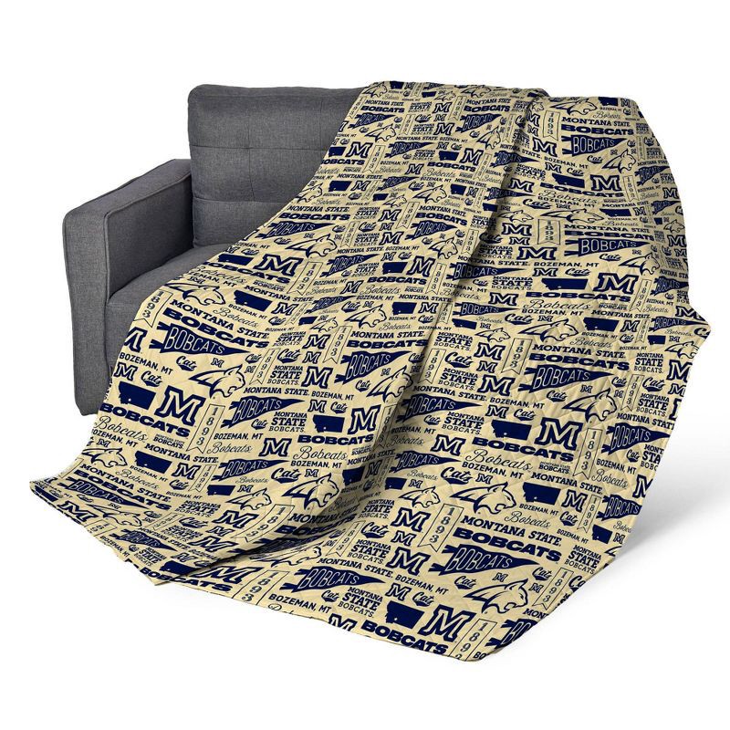 slide 2 of 5, NCAA Michigan Wolverines 60 x 80 Quilted Throw Blanket, 1 ct