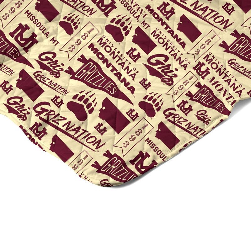 slide 4 of 5, NCAA Montana Grizzlies 60 x 80 Quilted Throw Blanket, 1 ct