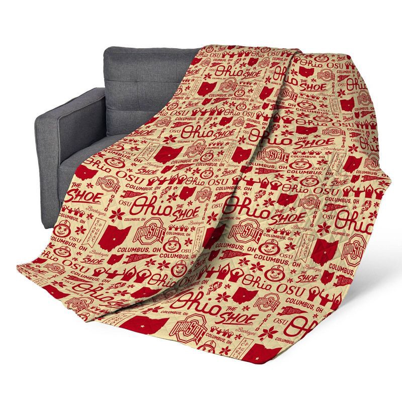 slide 2 of 5, NCAA North Florida Ospreys 60 x 80 Quilted Throw Blanket, 1 ct