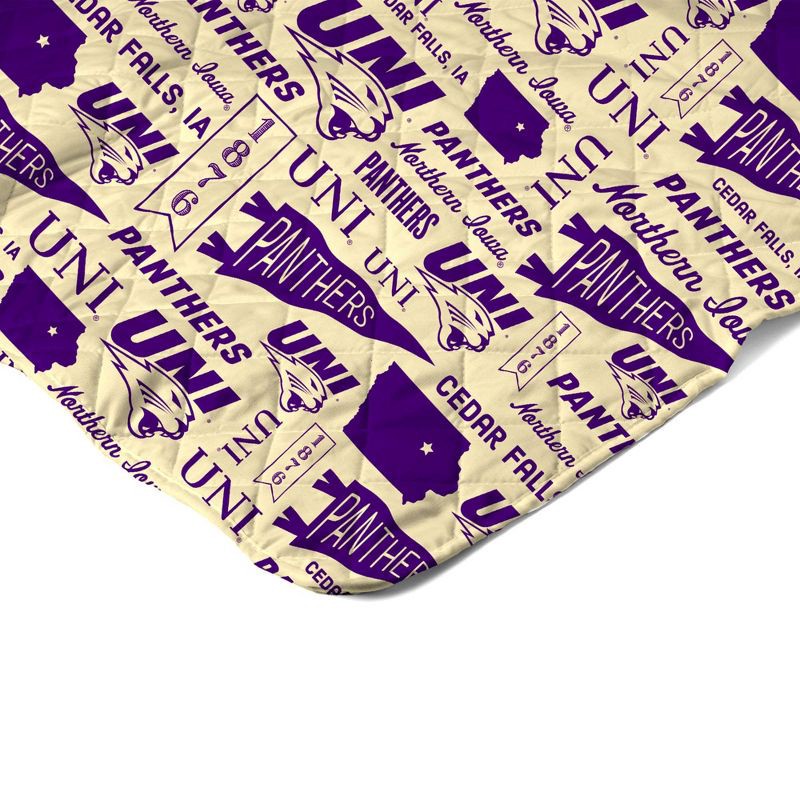 slide 4 of 5, NCAA Northern Iowa Panthers 60 x 80 Quilted Throw Blanket, 1 ct