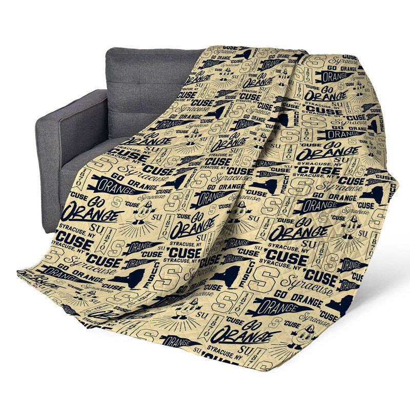 slide 2 of 5, NCAA Pitt Panthers 60 x 80 Quilted Throw Blanket, 1 ct