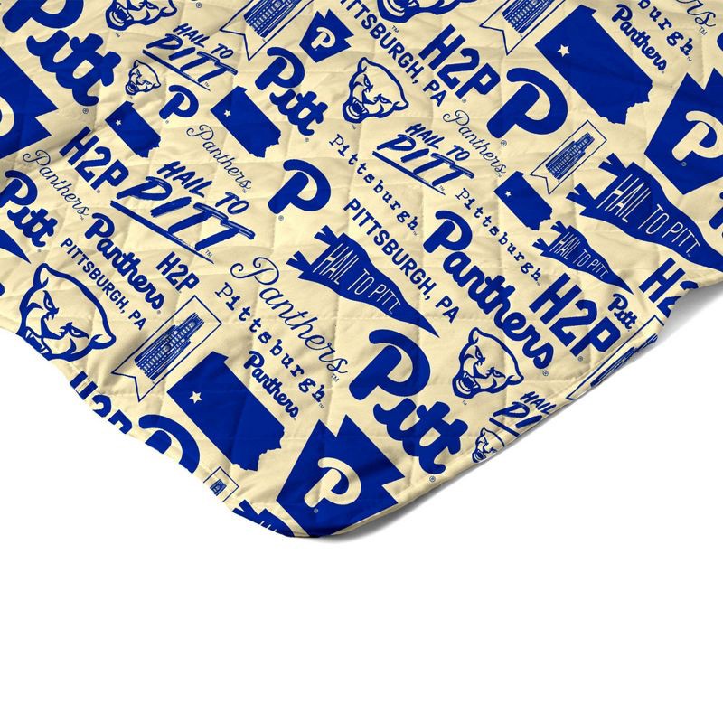 slide 4 of 5, NCAA Pitt Panthers 60 x 80 Quilted Throw Blanket, 1 ct