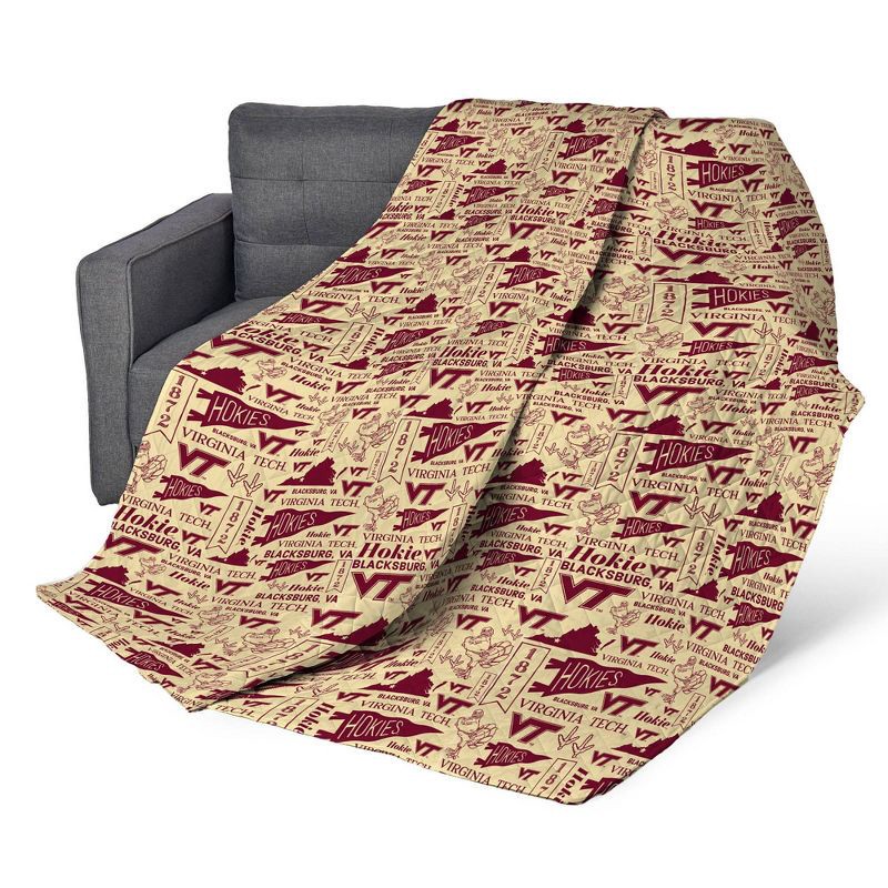 slide 2 of 5, NCAA USC Trojans 60 x 80 Quilted Throw Blanket, 1 ct