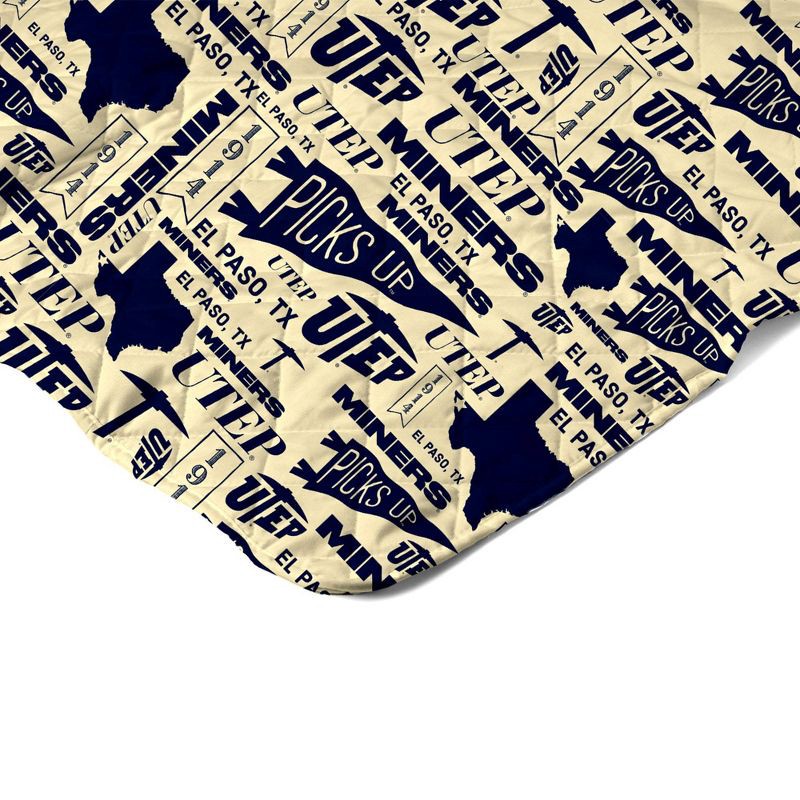 slide 4 of 5, NCAA UTEP Miners 60 x 80 Quilted Throw Blanket, 1 ct