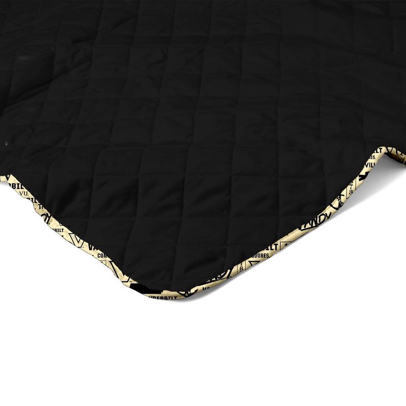 slide 3 of 5, NCAA Vanderbilt Commodores 60 x 80 Quilted Throw Blanket, 1 ct