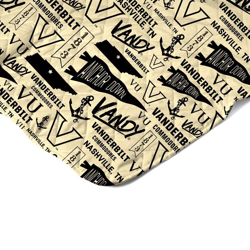 slide 4 of 5, NCAA Vanderbilt Commodores 60 x 80 Quilted Throw Blanket, 1 ct