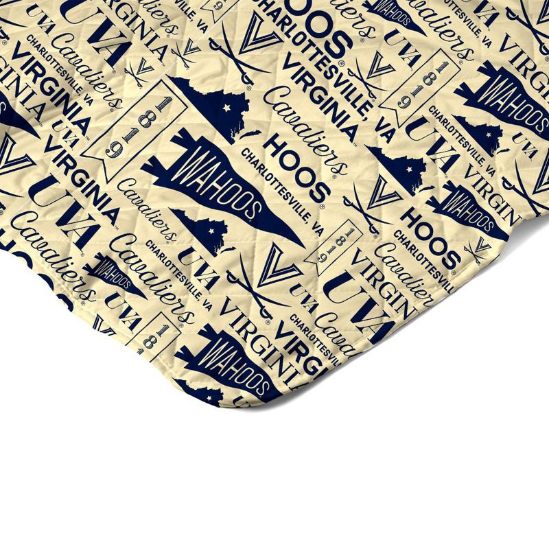 slide 4 of 5, NCAA Virginia Cavaliers 60 x 80 Quilted Throw Blanket, 1 ct