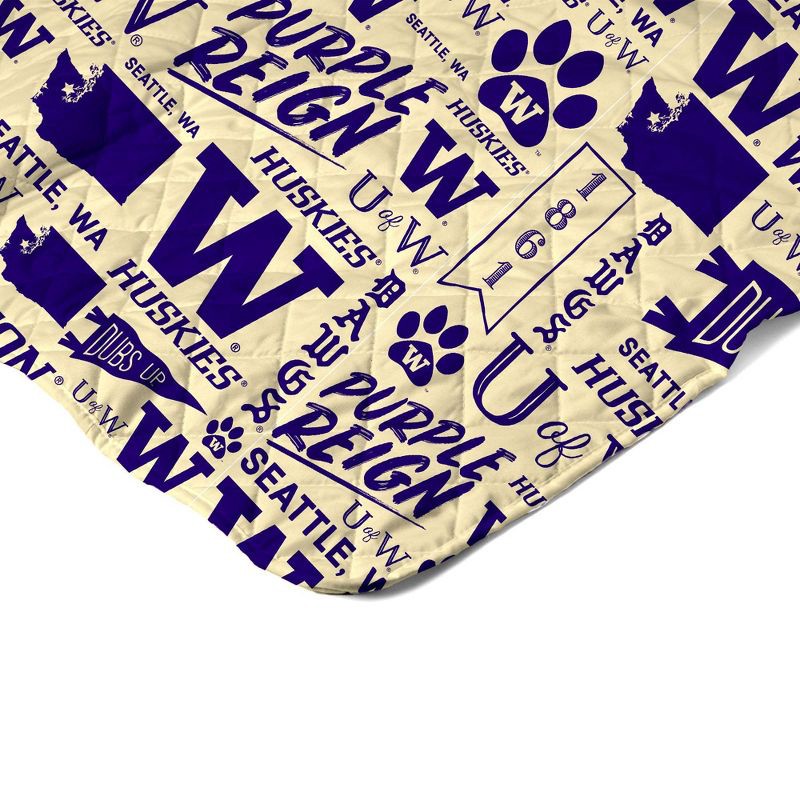 slide 4 of 5, NCAA Washington Huskies 60 x 80 Quilted Throw Blanket, 1 ct
