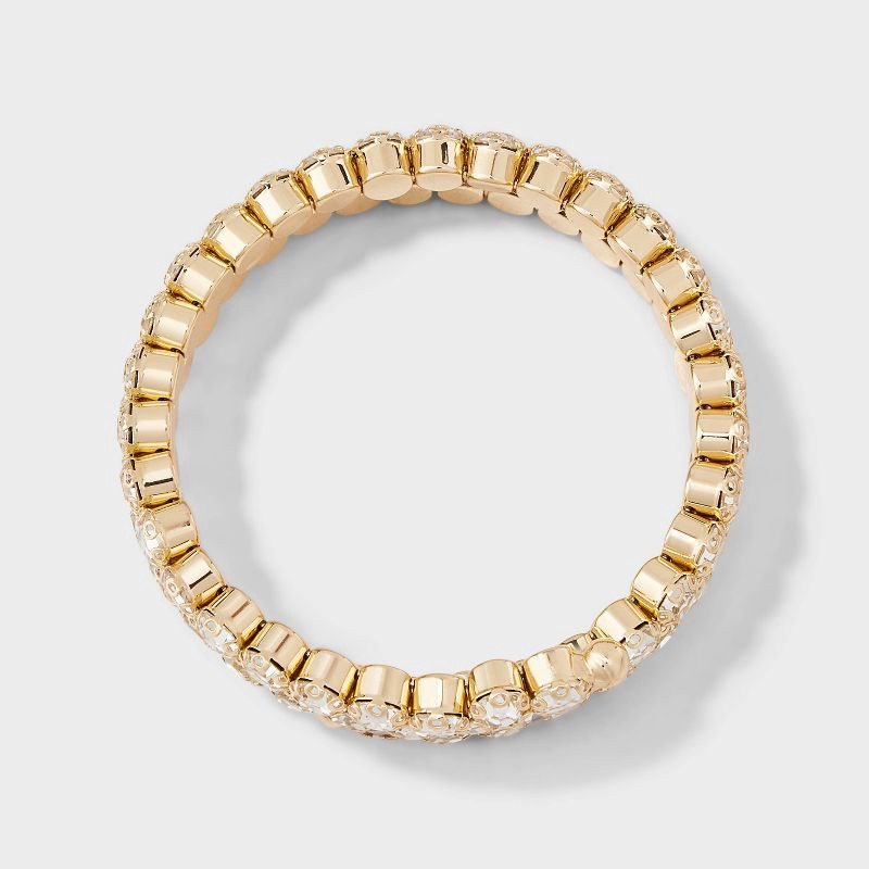 slide 3 of 4, Stone Wrap Around Bracelet - A New Day™ Gold, 1 ct