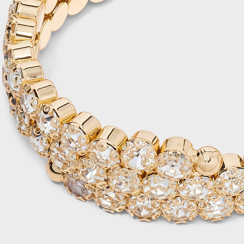 slide 4 of 4, Stone Wrap Around Bracelet - A New Day™ Gold, 1 ct