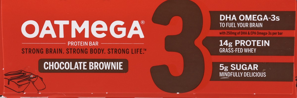 slide 3 of 12, Oatmega Chocolate Brownie Protein Bar 12 ea, 12 ct