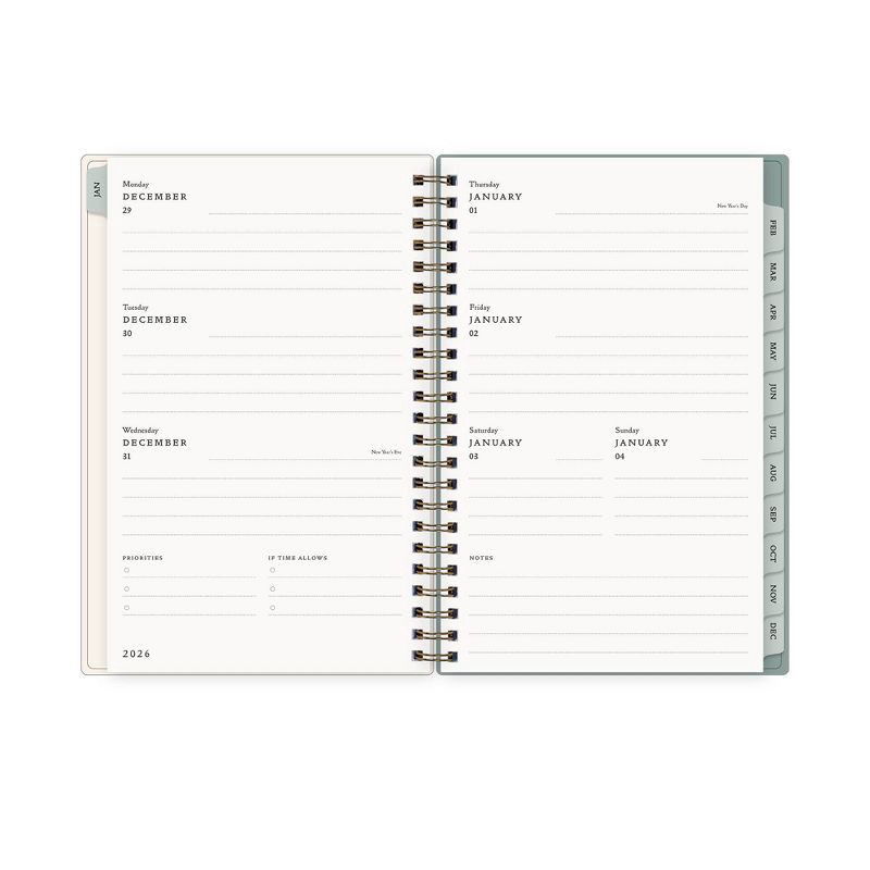 slide 5 of 12, Morris & Co. by Blue Sky 2026 5"x8" Weekly/Monthly Wirebound Planner Printed Strawberry Thief, 1 ct