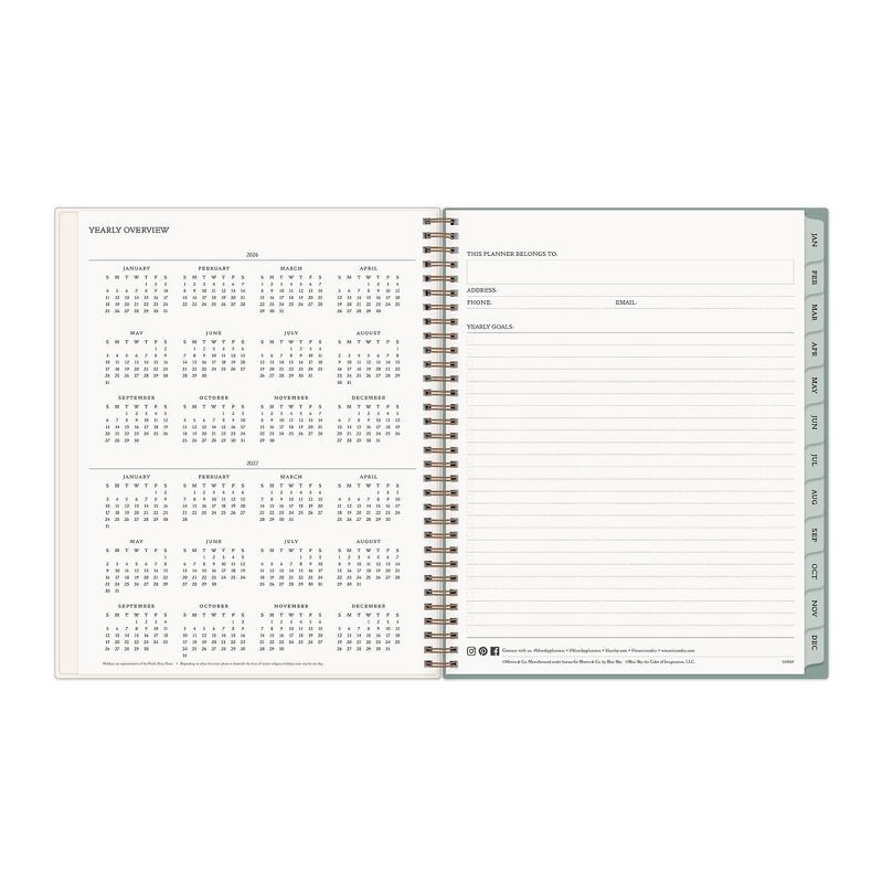 slide 8 of 12, Morris & Co. by Blue Sky 8.5"x11" 2026 Weekly/Monthly Wirebound Planner Printed Strawberry Thief, 1 ct