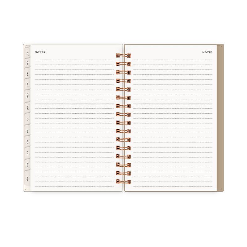 slide 10 of 13, Morris & Co. by Blue Sky 5"x8" 2026 Daily/Monthly Wirebound Planner Printed Standen Lily Peach, 1 ct