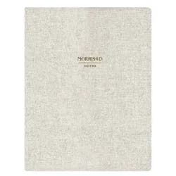 Morris & Co. by Blue Sky 8.5"x11" Padfolio Natural Linen