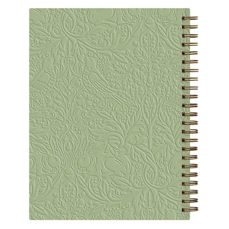slide 12 of 12, Morris & Co. by Blue Sky 5.875"x8.625" 2026 Weekly/Monthly Wirebound Planner Hardcover Debossed Brer Rabbit Green, 1 ct