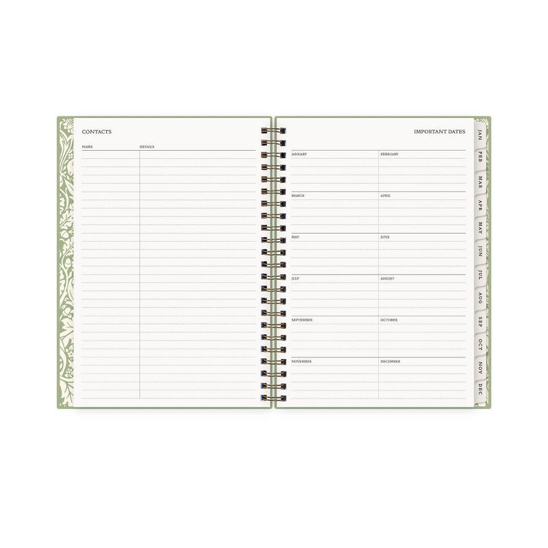 slide 9 of 12, Morris & Co. by Blue Sky 5.875"x8.625" 2026 Weekly/Monthly Wirebound Planner Hardcover Debossed Brer Rabbit Green, 1 ct