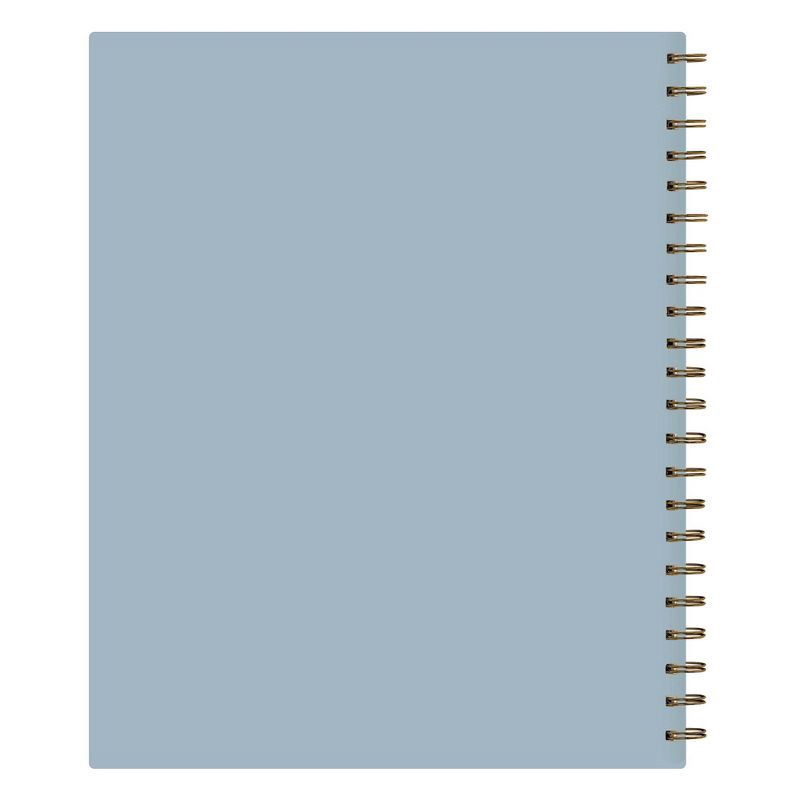 slide 12 of 12, Morris & Co. by Blue Sky 8.5"x11" 2026 Weekly/Monthly Wirebound Planner Hardcover Solid Dearle Blue, 1 ct