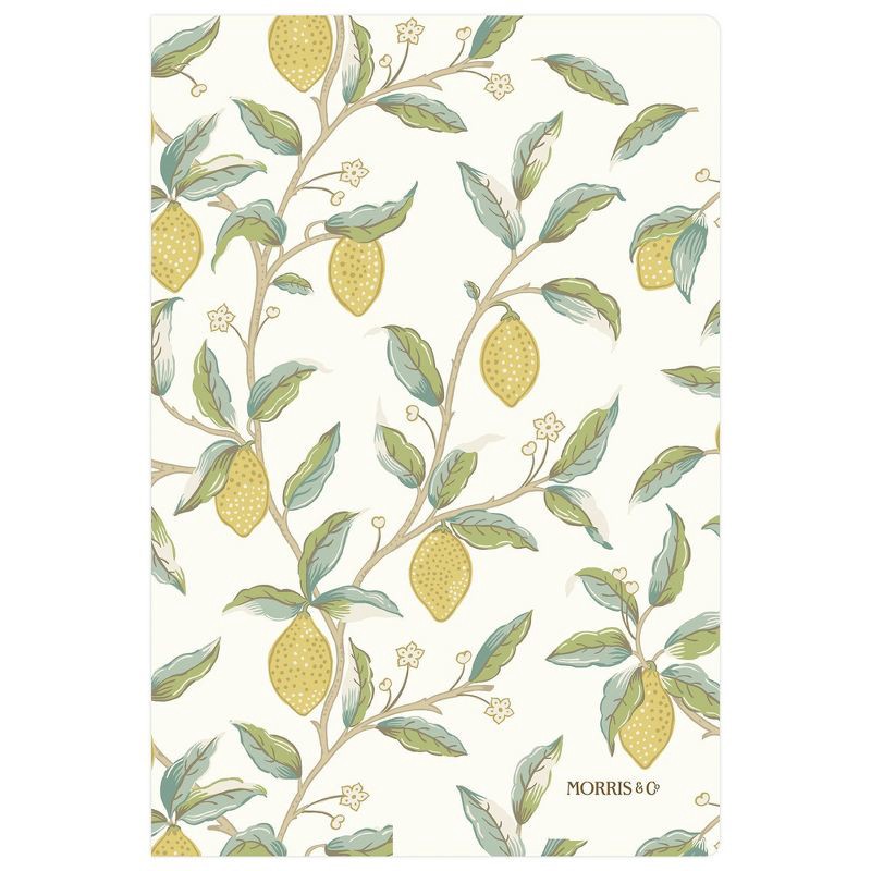 slide 3 of 10, Morris & Co. by Blue Sky 2ct 5.75"x8.5" Bookbound Undated Journal Strawberry Thief and Lemon Tree, 2 ct