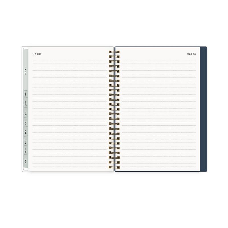 slide 10 of 13, Morris & Co. by Blue Sky 5.875"x8.625" 2026 Weekly/Monthly Wirebound Planner Printed Blackthorn Blue, 1 ct