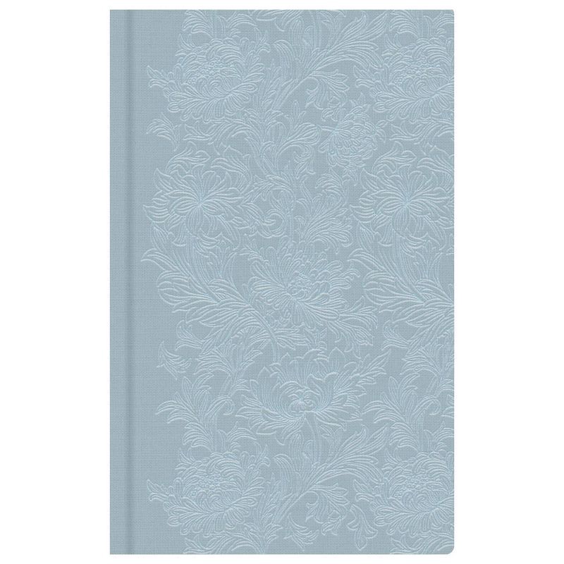slide 1 of 10, Morris & Co. by Blue Sky 5"x8" 2026 Weekly/Monthly Bookbound Planner Hardcover Debossed Chrysanthemum Blue, 1 ct