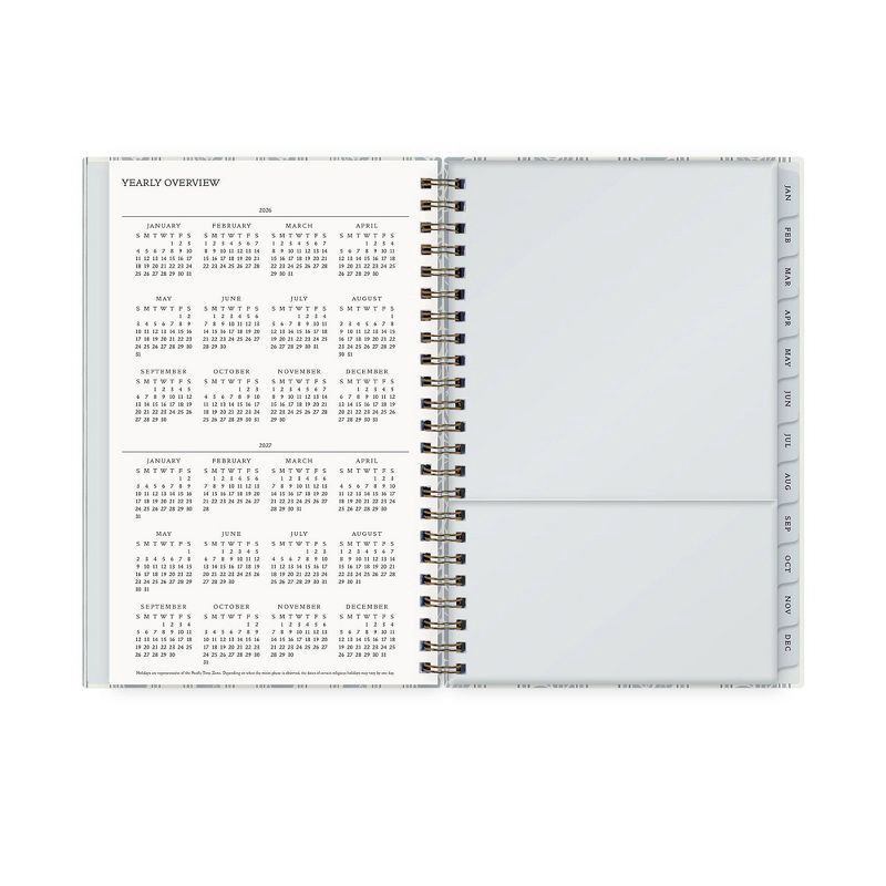 slide 7 of 12, Morris & Co. by Blue Sky 5"x8" 2026 Weekly/Monthly Wirebound Planner Hardcover Fruit Stripe Slate, 1 ct