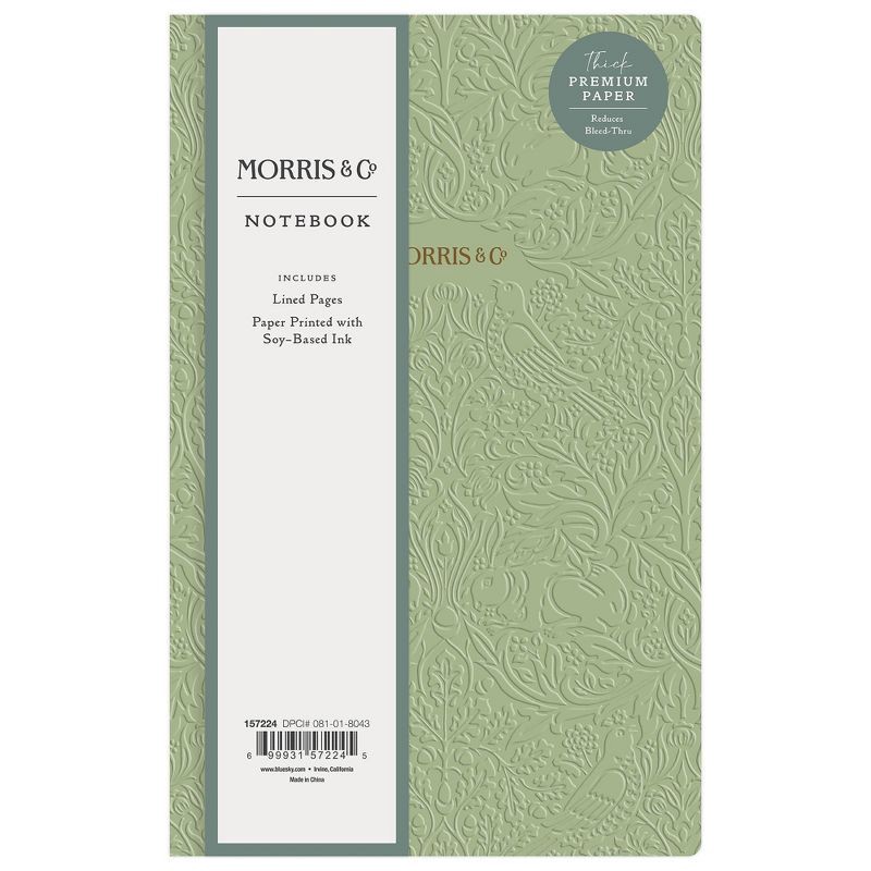 slide 3 of 7, Morris & Co. by Blue Sky 5"x8" Bookbound Journal Brer Rabbit Green, 1 ct