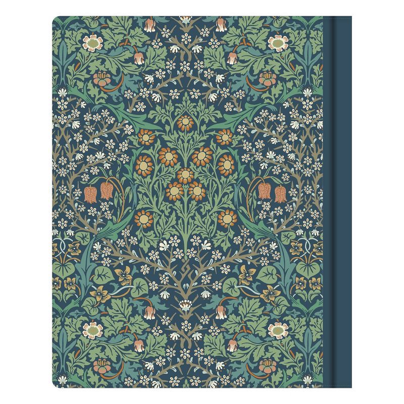 slide 11 of 11, Morris & Co. by Blue Sky 8"x10" 2026 Weekly/Monthly Bookbound Planner Hardcover Blackthorn Floral, 1 ct