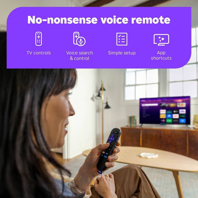 slide 5 of 12, Roku Streaming Stick 2025 HD Roku Streaming Device with Voice Remote: Wi-Fi, HDMI, 1080p, Apple Airplay, 1 ct