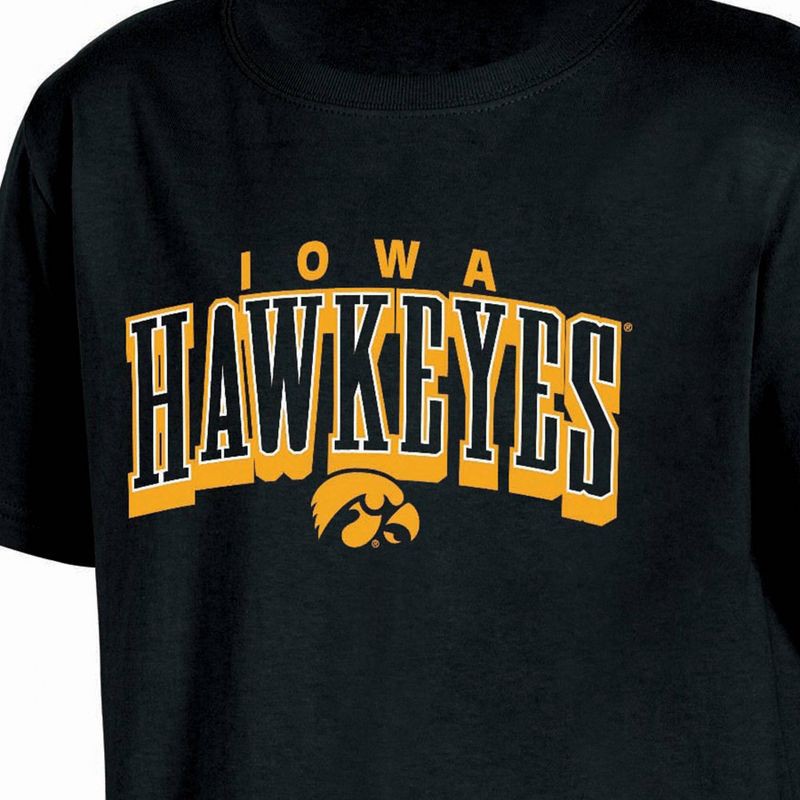 slide 3 of 3, NCAA Iowa Hawkeyes Boys' Core T-Shirt - XS, 1 ct