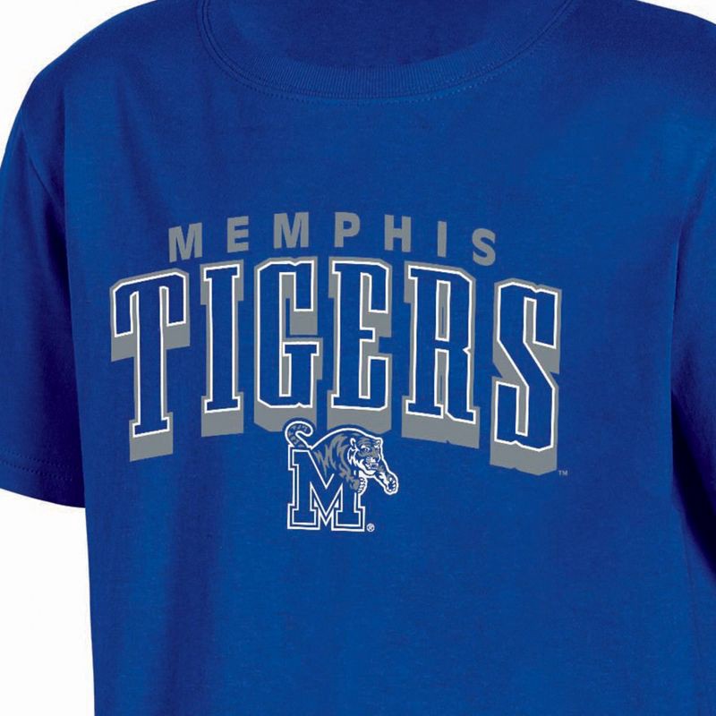 slide 3 of 3, NCAA Memphis Tigers Boys' Core T-Shirt - XS, 1 ct
