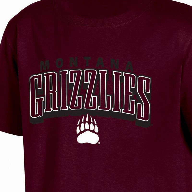 slide 3 of 3, NCAA Montana Grizzlies Boys' Core T-Shirt - M: Cotton Crew Neck, Short Sleeve, 1 ct