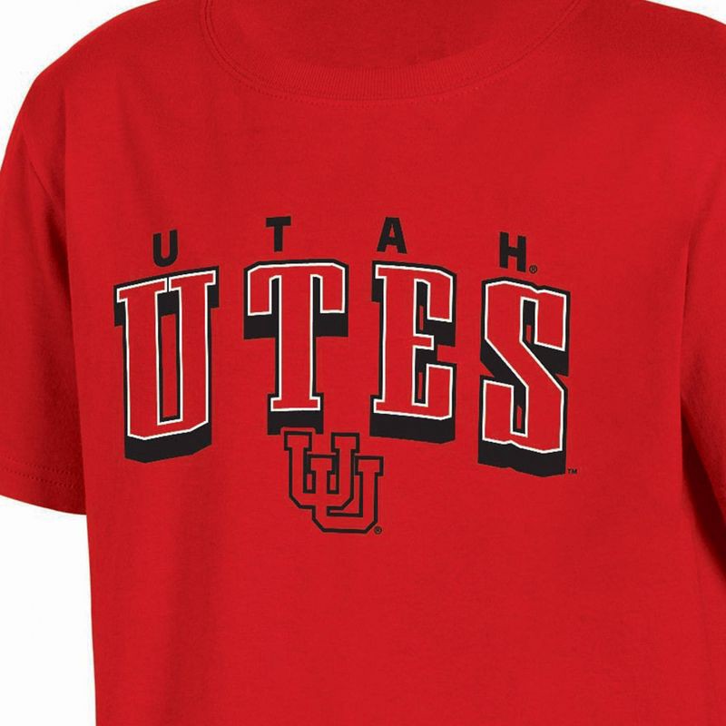 slide 3 of 3, NCAA Utah Utes Boys' Core T-Shirt - XL, 1 ct