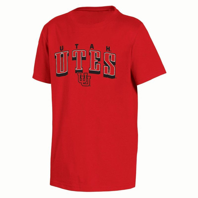 slide 1 of 3, NCAA Utah Utes Boys' Core T-Shirt - XL, 1 ct
